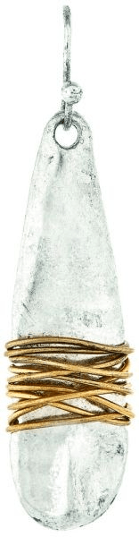 Wire Wrapped Long Drop Earring - Bray and Em Boutique