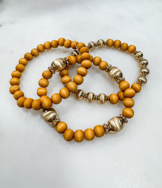 Won't Wanna Miss Beaded Bracelet Set - Bray and Em Boutique