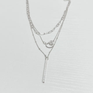 Worn Bar Necklace - Bray and Em Boutique