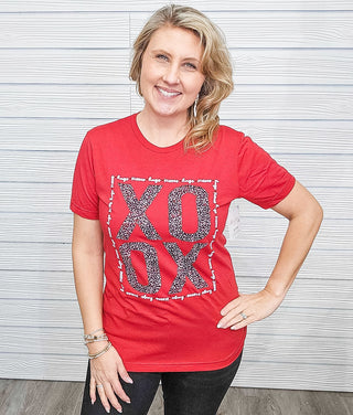 XOXO Valentine's Graphic Tee - Bray and Em Boutique
