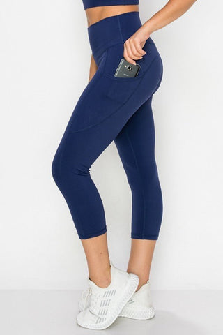 YELETE - ARRAY: Capri Pocket Leggings - Bray and Em Boutique