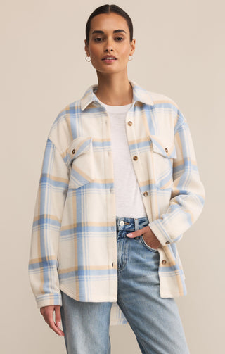 Z-Supply Hiker Plaid Fleece Shacket