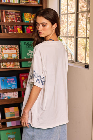 You Are "Found" Floral Graphic Tee - Bray and Em Boutique