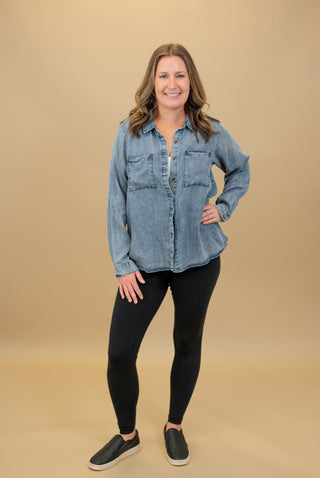 You Name It Button Down Top - Bray and Em Boutique
