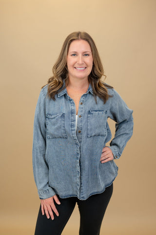 You Name It Button Down Top - Bray and Em Boutique