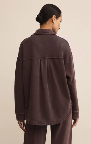 Z Supply All Day Knit Cotton Terry Shacket - Bray and Em Boutique