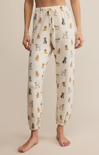 Z - Supply Bow Wow Halloween Joggers - Bray and Em Boutique