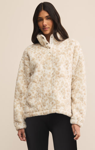 Z - Supply Brooklyn Leo Sherpa Pullover Jacket - Bray and Em Boutique