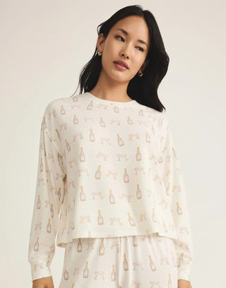 Z Supply Champagne Romance Lounge Top - Bray and Em Boutique