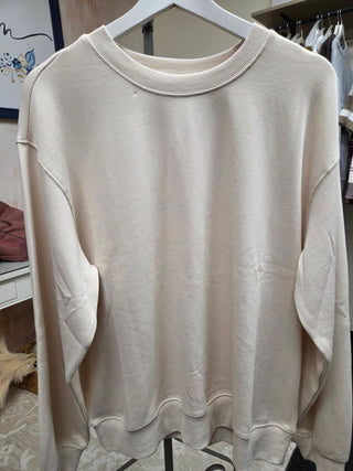 Z SUPPLY: Classic Boyfriend Sweatshirt - Bray and Em Boutique
