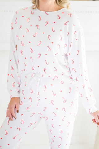 Z - Supply Cozy Candy Cane Loungewear Set - Bray and Em Boutique