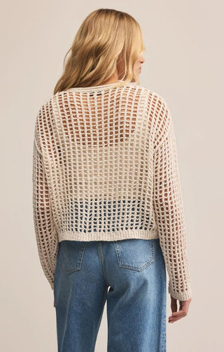 Z - Supply Felix Crochet Cropped Sweater - Bray and Em Boutique