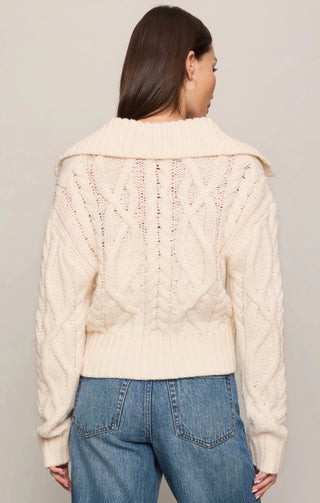 Z SUPPLY: Hartwell Cable Knit Sweater - Bray and Em Boutique