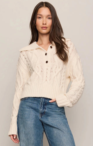 Z SUPPLY: Hartwell Cable Knit Sweater - Bray and Em Boutique