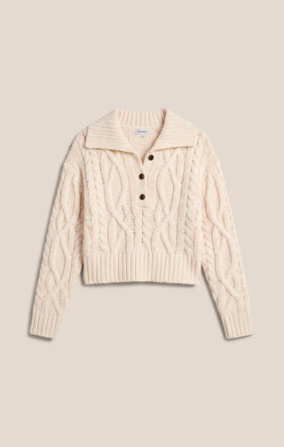 Z SUPPLY: Hartwell Cable Knit Sweater - Bray and Em Boutique