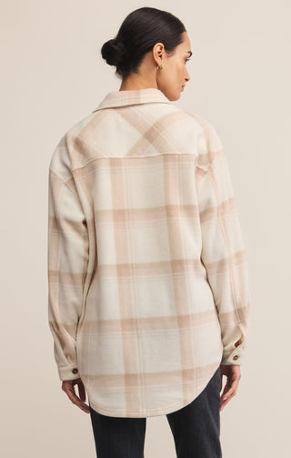 Z - Supply Hiker Plaid Fleece Shacket - Bray and Em Boutique