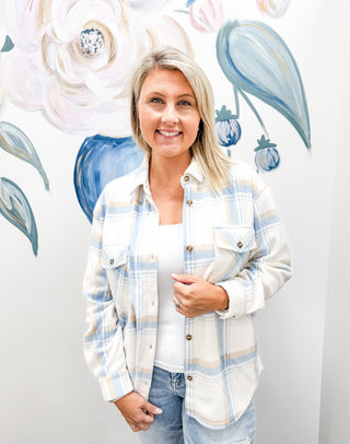 Z - Supply Hiker Plaid Fleece Shacket - Bray and Em Boutique