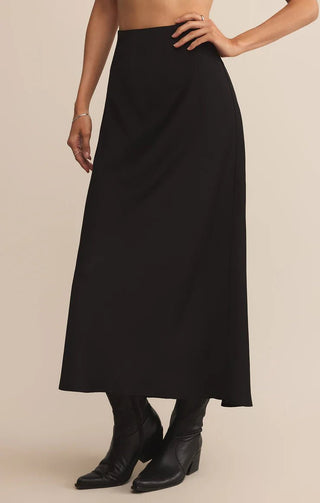 Z - Supply Izabel Luxe Satin Maxi Skirt - Bray and Em Boutique
