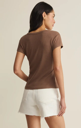 Z SUPPLY Leisurely Scoop Neck Tee - Bray and Em Boutique