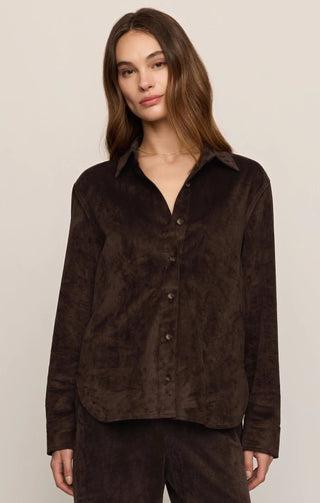 Z SUPPLY: Maren Suede Shirt - Bray and Em Boutique