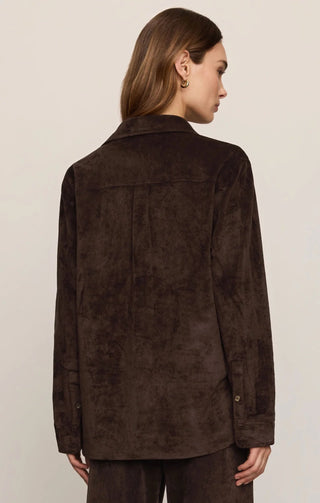 Z SUPPLY: Maren Suede Shirt - Bray and Em Boutique