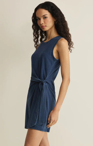 Z SUPPLY Mattie Jersey Denim Mini Dress - Bray and Em Boutique