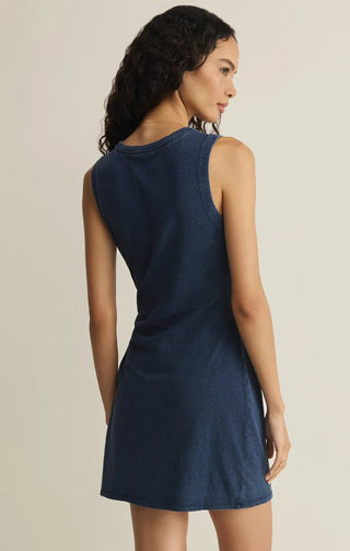 Z SUPPLY Mattie Jersey Denim Mini Dress - Bray and Em Boutique