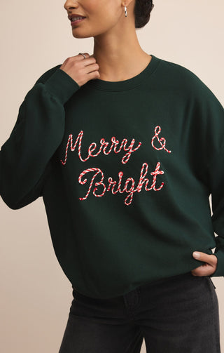 Z - Supply Merry & Bright Sweatshirt - Bray and Em Boutique