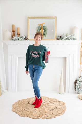 Z - Supply Merry & Bright Sweatshirt - Bray and Em Boutique