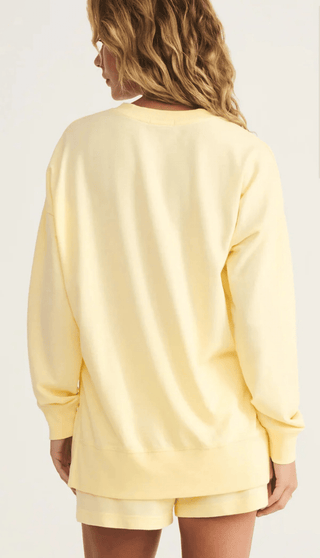 Z - Supply Modern V - Neck Weekender Sweatshirt - Bray and Em Boutique