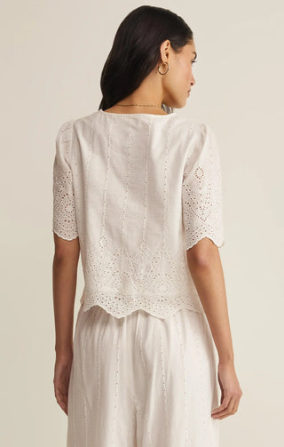 Z SUPPLY Oceanside Embroidered Top - Bray and Em Boutique