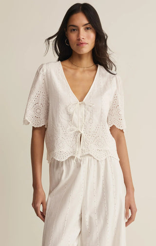 Z SUPPLY Oceanside Embroidered Top - Bray and Em Boutique