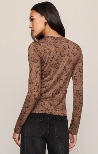 Z SUPPLY: Onyx Snake Long Sleeve Top - Bray and Em Boutique