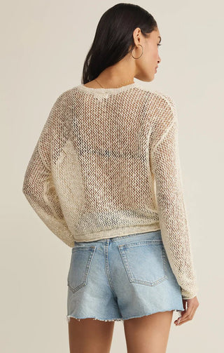 Z SUPPLY Open Terrain Crochet Sweater - Bray and Em Boutique