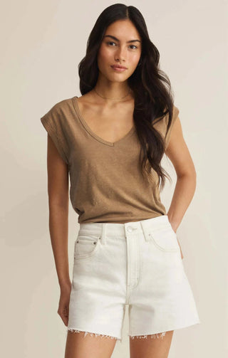 Z SUPPLY Per Diem V - Neck Tee - Bray and Em Boutique