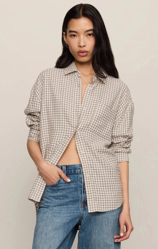 Z SUPPLY: River Plaid Button Up - Bray and Em Boutique