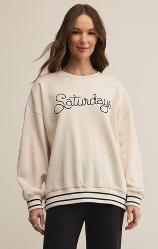 Z - Supply "Saturday" Sweatshirt - Bray and Em Boutique