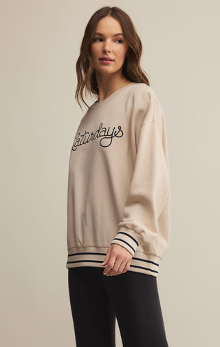 Z - Supply "Saturday" Sweatshirt - Bray and Em Boutique