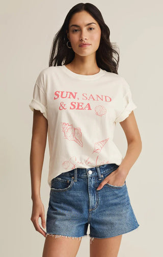 Z SUPPLY Sea La Vie Boyfriend Tee - Bray and Em Boutique