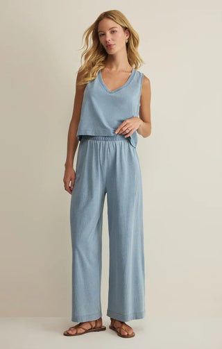 Z SUPPLY Sloane V - Neck Jersey Denim Tank - Bray and Em Boutique