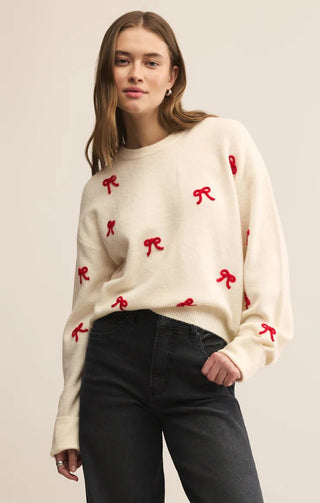 Z - Supply Tie The Ribbon Sweater - Bray and Em Boutique