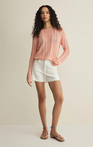 Z SUPPLY Upland Crochet Sweater Top - Bray and Em Boutique