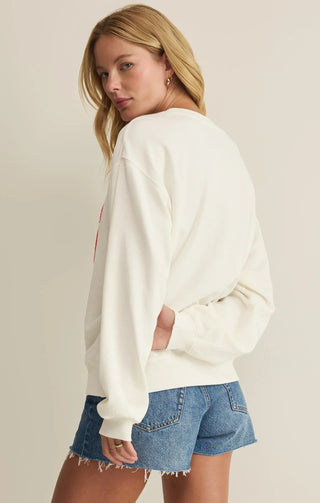 Z SUPPLY USA Boyfriend Sweatshirt - Bray and Em Boutique