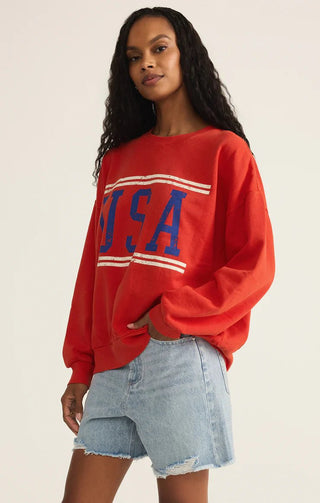 Z - SUPPLY USA Sunday Sweatshirt - Bray and Em Boutique