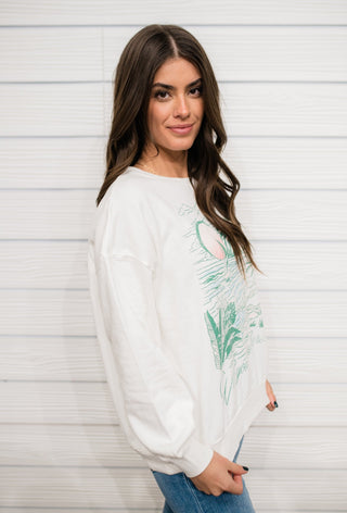 Z Supply Wish You Were Here Sweatshirt - Bray and Em Boutique