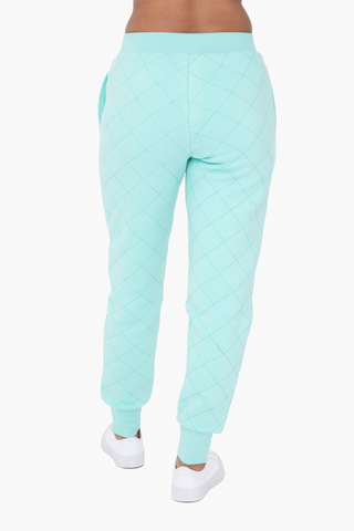 Slay The Day Quilted Joggers