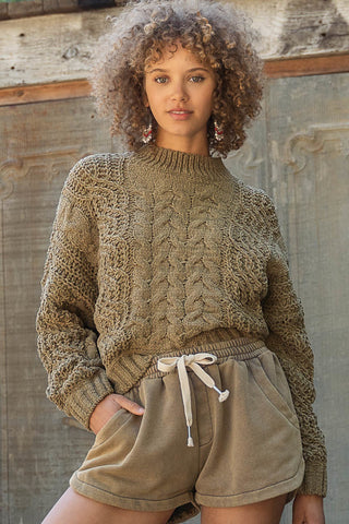 *Final Sale* Twisted Knit Sweater