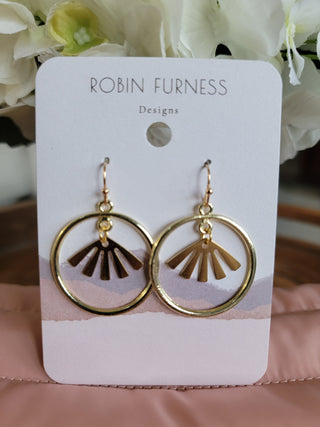 Fan Inside Earrings