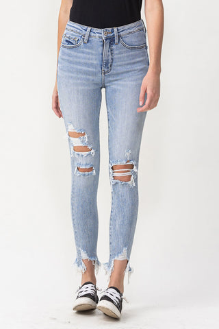 Lovervet High Rise Distressed Skinny