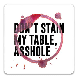 Funny With a Twist Drink Coaster